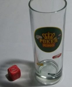 Miko Longdrinkglas - Poker - Met Dobbelsteen
