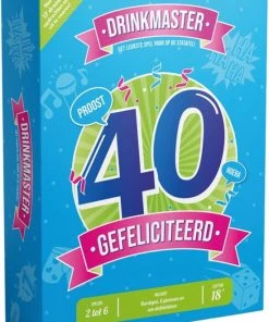 Paper Dreams Spel Drinkmaster / Drankspel Gefeliciteerd 40 Jaar