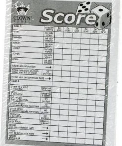 Clown Games Clown Scoreblok 50 Vel Krimp