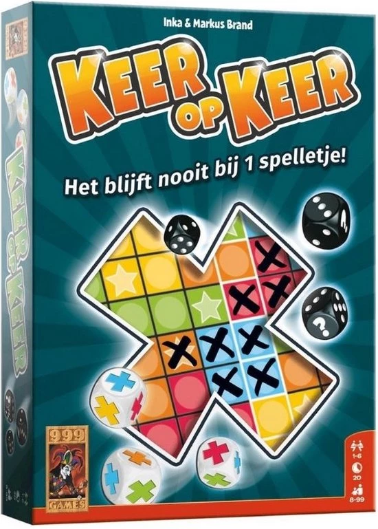 999 Games Spellenbundel - Dobbelspel - 2 Stuks - Halli Galli & Keer Op Keer 5 999 Games Spellenbundel - Dobbelspel - 2 Stuks - Halli Galli & Keer Op Keer - Afbeelding 5
