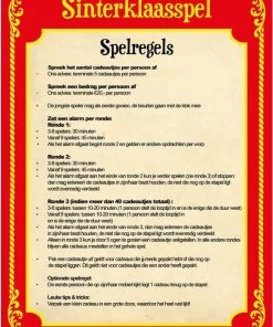 Merkloos Sinterklaas Spel Met Rode Dobbelsteen En Timer/wekker/alarm - Pakjesavond Sinterklaasspel Dobbelstenen Set -Dobbel Spellen Winkel 550x769 13