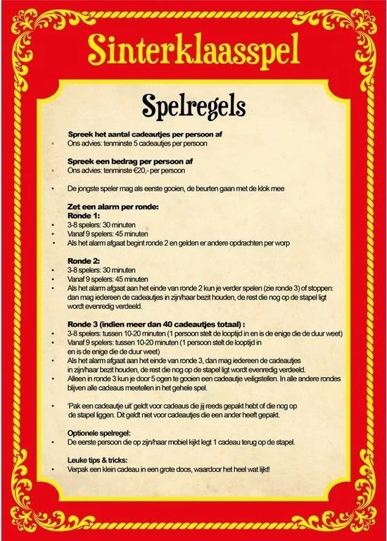 Merkloos Sinterklaas Spel Gele Dobbelsteen En 3x Inpakpapier Rollen - Pakjesavond Sinterklaasspel Dobbelstenen En Cadeaupapier Set 2 Merkloos Sinterklaas Spel Gele Dobbelsteen En 3x Inpakpapier Rollen - Pakjesavond Sinterklaasspel Dobbelstenen En Cadeaupapier Set - Afbeelding 2