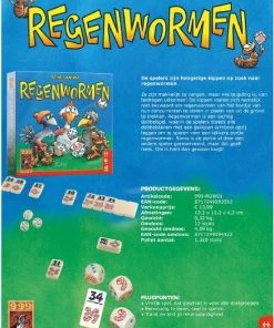999 Games Regenwormen Dobbelspel 17 999 Games Regenwormen Dobbelspel -Dobbel Spellen Winkel 550x771 5