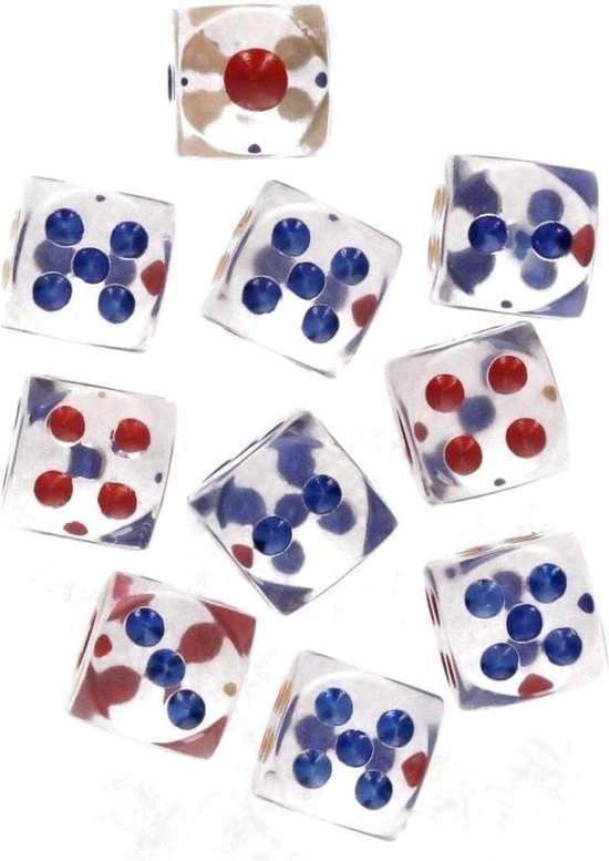 Merkloos Speelgoed Dobbelstenen 20 Stuks Op Blisterkaart Transparant - Familiespellen - Dobbelen - Dobbelspellen 1 Merkloos Speelgoed Dobbelstenen 20 Stuks Op Blisterkaart Transparant - Familiespellen - Dobbelen - Dobbelspellen