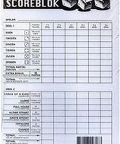 Haza 2x Scoreblok Yahtzee