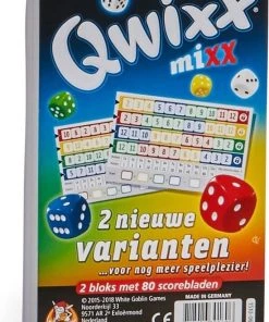 Merkloos Spellenset - Qwixx - Basisspel & Scoreblokken Standaard & Big Points & Mixx & Connected & Bonus -Dobbel Spellen Winkel 550x805 1