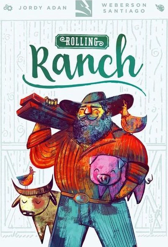 ThunderGryph Games Rolling Ranch Roll & Write Game 1 ThunderGryph Games Rolling Ranch Roll & Write Game