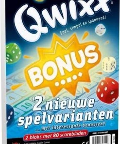 Merkloos Spellenset - Qwixx - Basisspel & Scoreblokken Standaard & Big Points & Mixx & Connected & Bonus -Dobbel Spellen Winkel 550x812