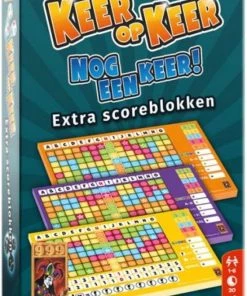 999 Games Scoreblokken Keer Op Keer - Level 2, 3 En 4 Dobbelspel -Dobbel Spellen Winkel 550x818