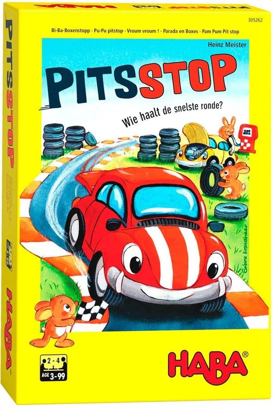 Dobbelspel Pitsstop - Haba 5 Dobbelspel Pitsstop - Haba - Afbeelding 5