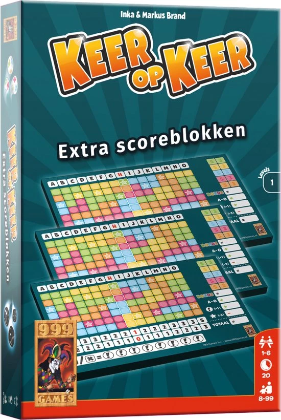 999 Games Scoreblokken Keer Op Keer Drie Stuks Level 1 Dobbelspel 1 999 Games Scoreblokken Keer Op Keer Drie Stuks Level 1 Dobbelspel